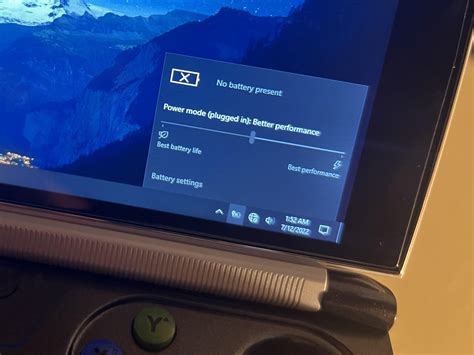 gpd win battery not detected